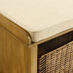 Best Sale ???? Crosley Furniture Brennan Entryway Storage Bench - 42 "W X 16.5 "D X 18.25 "H ❤️ -Crosley Furniture Shop unnamed file 1997