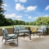Discount ???? Crosley Furniture Kaplan 4 Pc Outdoor Seating Set With Mist Cushion - Loveseat, Two Chairs, Coffee Table ⌛ -Crosley Furniture Shop unnamed file 2137