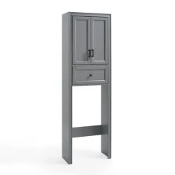 New ❤️ Crosley Furniture Tara Space Saver Cabinet In Vintage Grey ???? -Crosley Furniture Shop unnamed file 2146