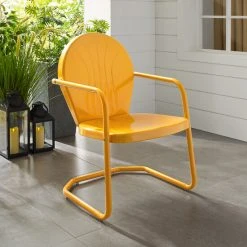 Cheapest ⭐ Crosley Furniture Griffith Metal Chair In Tangerine ???? -Crosley Furniture Shop unnamed file 216