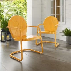 Cheapest ⭐ Crosley Furniture Griffith Metal Chair In Tangerine ???? -Crosley Furniture Shop unnamed file 218