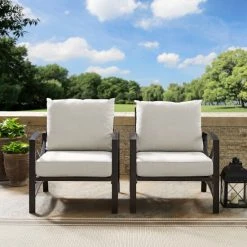 Discount ???? Crosley Furniture Kaplan 2 Pc Outdoor Seating Set With Oatmeal Cushion - Two Outdoor Chairs ⌛ -Crosley Furniture Shop unnamed file 222