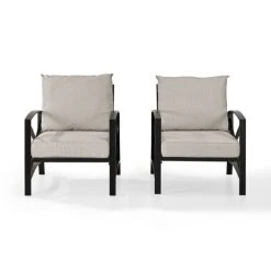 Discount ???? Crosley Furniture Kaplan 2 Pc Outdoor Seating Set With Oatmeal Cushion - Two Outdoor Chairs ⌛ -Crosley Furniture Shop unnamed file 223