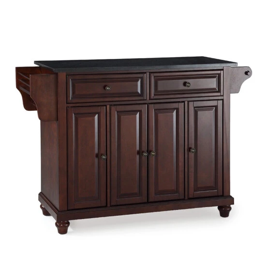 Hot Sale ???? Crosley Furniture Cambridge Solid Black Granite Top Kitchen Island In Vintage Mahogany Finish ⌛ 5 Hot Sale ???? Crosley Furniture Cambridge Solid Black Granite Top Kitchen Island In Vintage Mahogany Finish ⌛ - Image 3