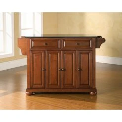 Hot Sale ???? Crosley Furniture Alexandria Solid Black Granite Top Kitchen Island In Classic Cherry Finish ⌛ -Crosley Furniture Shop unnamed file 2299