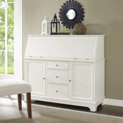 New ???? Crosley Furniture Sullivan Secretary Desk In White ???? -Crosley Furniture Shop unnamed file 2337