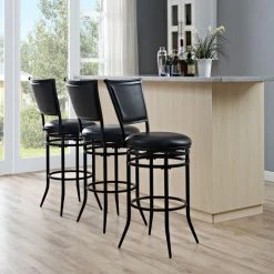 Best Pirce ???? Crosley Furniture Rachel Black Swivel Bar Stool - N/A ???? -Crosley Furniture Shop unnamed file 2348