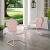 Buy ???? Crosley Furniture Diana Bay Pink Retro Metal Chairs (Set Of 2) By Havenside Home ???? -Crosley Furniture Shop unnamed file 2354