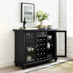 Best reviews of ⭐ Crosley Furniture Cambridge Sliding Top Bar Cabinet In Black Finish - N/A ✨ -Crosley Furniture Shop unnamed file 2371