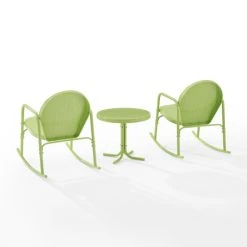 Discount ✨ Crosley Furniture Griffith 3Pc Outdoor Metal Rocking Chair Set. Key Lime Gloss ⭐ -Crosley Furniture Shop unnamed file 2387