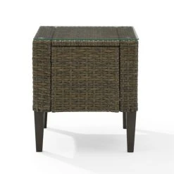 Budget ???? Crosley Furniture Rockport Outdoor Wicker Side Table - 20"x20"x22.25" ???? -Crosley Furniture Shop unnamed file 2412
