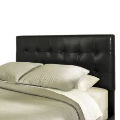 Flash Sale ???? Crosley Furniture Andover Black Full Queen Headboard ????