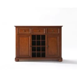Best Sale ???? Crosley Furniture Alexandria Buffet Server / Sideboard Cabinet With Wine Storage In Classic Cherry Finish ???? -Crosley Furniture Shop unnamed file 244