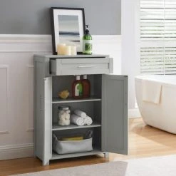Cheapest ???? Crosley Furniture Savannah Storage Cabinet - 11.75"d X 23.88"w X 36"h Gray ???? -Crosley Furniture Shop unnamed file 250