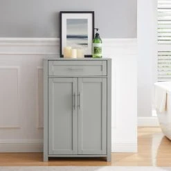 Cheapest ???? Crosley Furniture Savannah Storage Cabinet - 11.75"d X 23.88"w X 36"h Gray ???? -Crosley Furniture Shop unnamed file 251