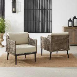 Brand new ???? Crosley Furniture Southwick 2Pc Outdoor Wicker Armchair Set ????