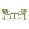 Promo ???? Crosley Furniture Gracie Oasis Green Metal Outdoor Conversation 3-piece Seating Set ???? -Crosley Furniture Shop unnamed file 2579