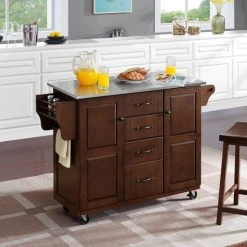 Flash Sale ???? Crosley Furniture Eleanor Stainless Steel Top Kitchen Cart ⌛ -Crosley Furniture Shop unnamed file 2585