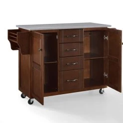 Flash Sale ???? Crosley Furniture Eleanor Stainless Steel Top Kitchen Cart ⌛ -Crosley Furniture Shop unnamed file 2587