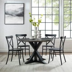 Buy ???? Crosley Furniture Hayden 5Pc Round Dining Set W/Camille Chairs ✨