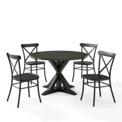 Buy ???? Crosley Furniture Hayden 5Pc Round Dining Set W/Camille Chairs ✨ -Crosley Furniture Shop unnamed file 2604