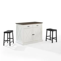 Cheapest ???? Crosley Furniture Clifton Kitchen Island W/Uph Saddle Stools - N/A ???? -Crosley Furniture Shop unnamed file 2680