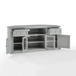 Brand new ???? Crosley Furniture 60" Corner Tv Stand - 23.5"x59.75"x26.38" ✔️ -Crosley Furniture Shop unnamed file 2687