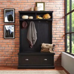 Best Sale ???? Crosley Furniture Seaside Distressed Black Wood Hall Tree ???? 12 Best Sale ???? Crosley Furniture Seaside Distressed Black Wood Hall Tree ???? -Crosley Furniture Shop unnamed file 2732