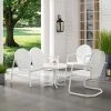 Best Pirce ⭐ Crosley Furniture Griffith White Steel Outdoor Conversation Seating (4-Piece Set) ⭐ -Crosley Furniture Shop unnamed file 2833