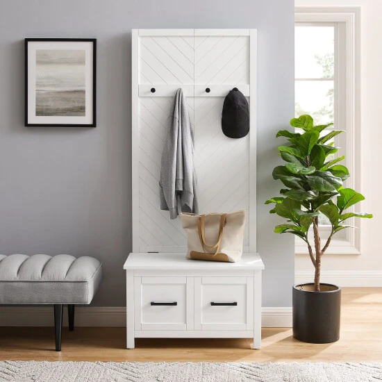 Cheap ???? Crosley Furniture Kayce Hall Tree - 19"d X 30"w X 70.25'h ???? 4 Cheap ???? Crosley Furniture Kayce Hall Tree - 19"d X 30"w X 70.25'h ???? - Image 2