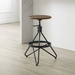 Cheapest ???? Crosley Furniture Kalen Adjustable Height Swivel Stool ⭐