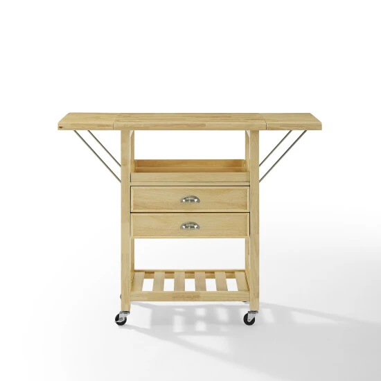 Deals ???? Crosley Furniture Bristol Double Drop Leaf Kitchen Cart Natural ???? 9 Deals ???? Crosley Furniture Bristol Double Drop Leaf Kitchen Cart Natural ???? - Image 7