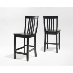 Best Pirce ???? Crosley Furniture School House Bar Stool In Black Finish With 24 Inch Seat Height. (Set Of Two) - 18.25 "W X 21.25 "D X 41 "H ???? -Crosley Furniture Shop unnamed file 2884