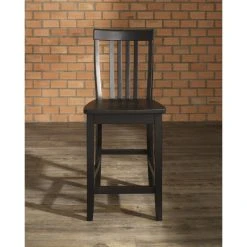 Best Pirce ???? Crosley Furniture School House Bar Stool In Black Finish With 24 Inch Seat Height. (Set Of Two) - 18.25 "W X 21.25 "D X 41 "H ???? -Crosley Furniture Shop unnamed file 2885
