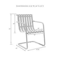 Cheapest ???? Crosley Furniture Gracie Green Stainless Steel Chair ✨ -Crosley Furniture Shop unnamed file 2936