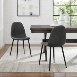 Top 10 ???? Crosley Furniture Weston 2Pc Dining Chair Set - 17"d X 17.13"w X 34"h Distressed Gray ????