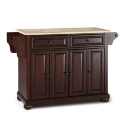 Best Sale ✔️ Crosley Furniture Alexandria Natural Wood Top Kitchen Island In Vintage Mahogany Finish ???? -Crosley Furniture Shop unnamed file 2947