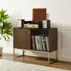 Buy ???? Crosley Furniture Byron Media Console Brown ✨