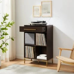 Outlet ???? Crosley Furniture Juno Record Storage Cube Bookcase With Speaker ???? -Crosley Furniture Shop unnamed file 3018