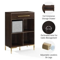 Outlet ???? Crosley Furniture Juno Record Storage Cube Bookcase With Speaker ???? -Crosley Furniture Shop unnamed file 3019