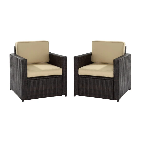 Top 10 ???? Crosley Furniture Palm Harbor 2 Piece Outdoor Wicker Seating Set With Sand Cushions ???? 6 Top 10 ???? Crosley Furniture Palm Harbor 2 Piece Outdoor Wicker Seating Set With Sand Cushions ???? - Image 4