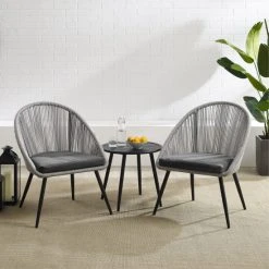 Best Sale ???? Crosley Furniture Aspen 3Pc Outdoor Rope Chair Set - 20.5"x82"x31.5" ????