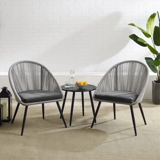 Best Sale ???? Crosley Furniture Aspen 3Pc Outdoor Rope Chair Set - 20.5"x82"x31.5" ???? 3 Best Sale ???? Crosley Furniture Aspen 3Pc Outdoor Rope Chair Set - 20.5"x82"x31.5" ????