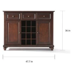 Best reviews of ???? Crosley Furniture Cambridge Buffet Server / Sideboard Cabinet With Wine Storage In Vintage Mahogany Finish ???? -Crosley Furniture Shop unnamed file 315