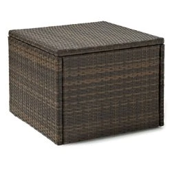 Hot Sale ✔️ Crosley Furniture Palm Harbor Brown Wicker Outdoor Coffee Sectional Table ✔️