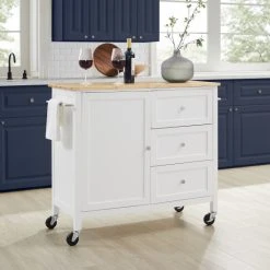 Best reviews of ⌛ Crosley Furniture Soren Wood Top Kitchen Island/Cart ????