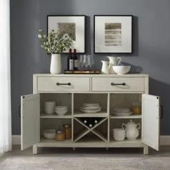 Discount ???? Crosley Furniture Roots Whitewash Sideboard ❤️ -Crosley Furniture Shop unnamed file 331