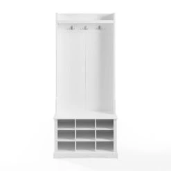 Promo ???? Crosley Furniture Anderson ???? Shoe Storage Hall Tree - 17.75 "W X 52.5 "D X 7.25 "H ???? -Crosley Furniture Shop unnamed file 3314