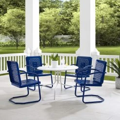 Best Pirce ✔️ Crosley Furniture Bates 5Pc Outdoor Metal Dining Set ❤️