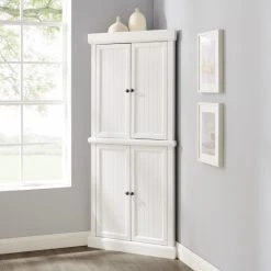 Hot Sale ✔️ Crosley Furniture Shoreline Tall Corner Pantry - N/A ????